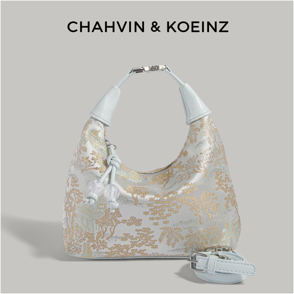 CAHVIN KOEINZ New Chinese Embroidered Handbag for Women 2024 New High end Dumpling Bag Crossbody Bag image 12