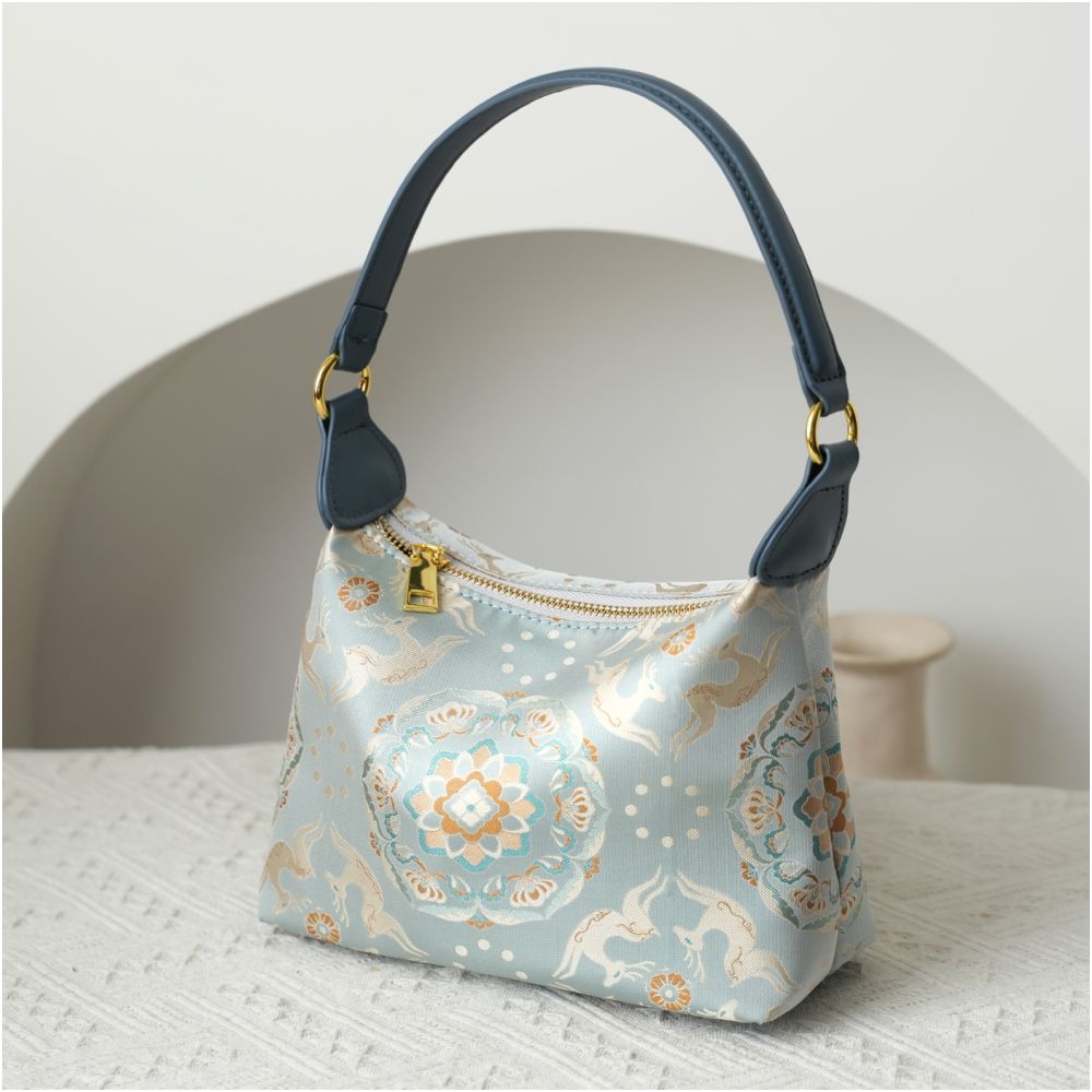 ASAYA4859 – Celestial Song Brocade Bag 🐟🌸