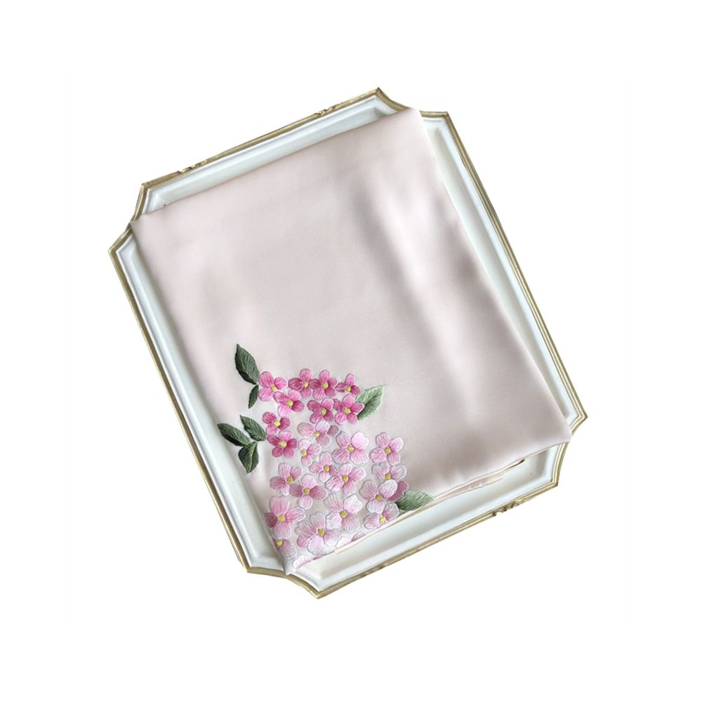 Hangzhou silk high end silk embroidered scarf with buckle women s mulberry silk Su embroidery shawl external silk scarf mother s gift image 5