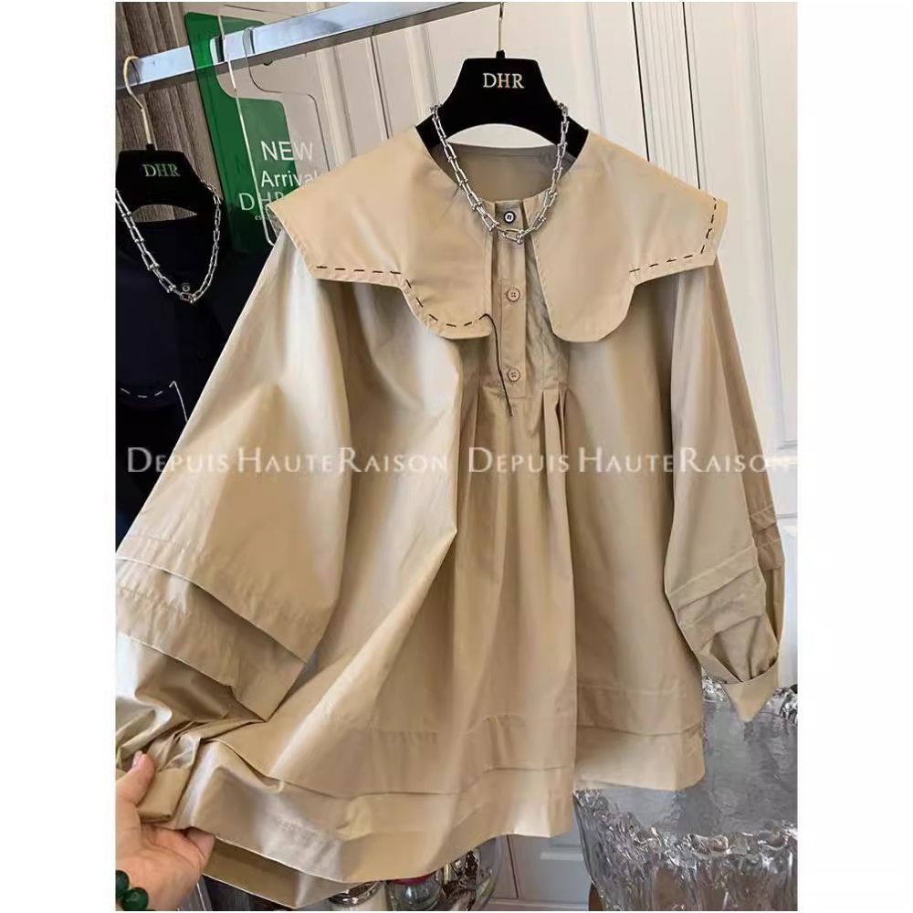 ASAYA4856 – Chic Sailor Collar Blouse ⚓✨