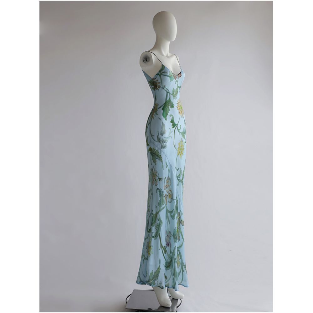 Cicidream Spring New Product Nanfa Garden Romantic Vacation Jade Double Layer Mulberry Silk Strap Hoodie image 12