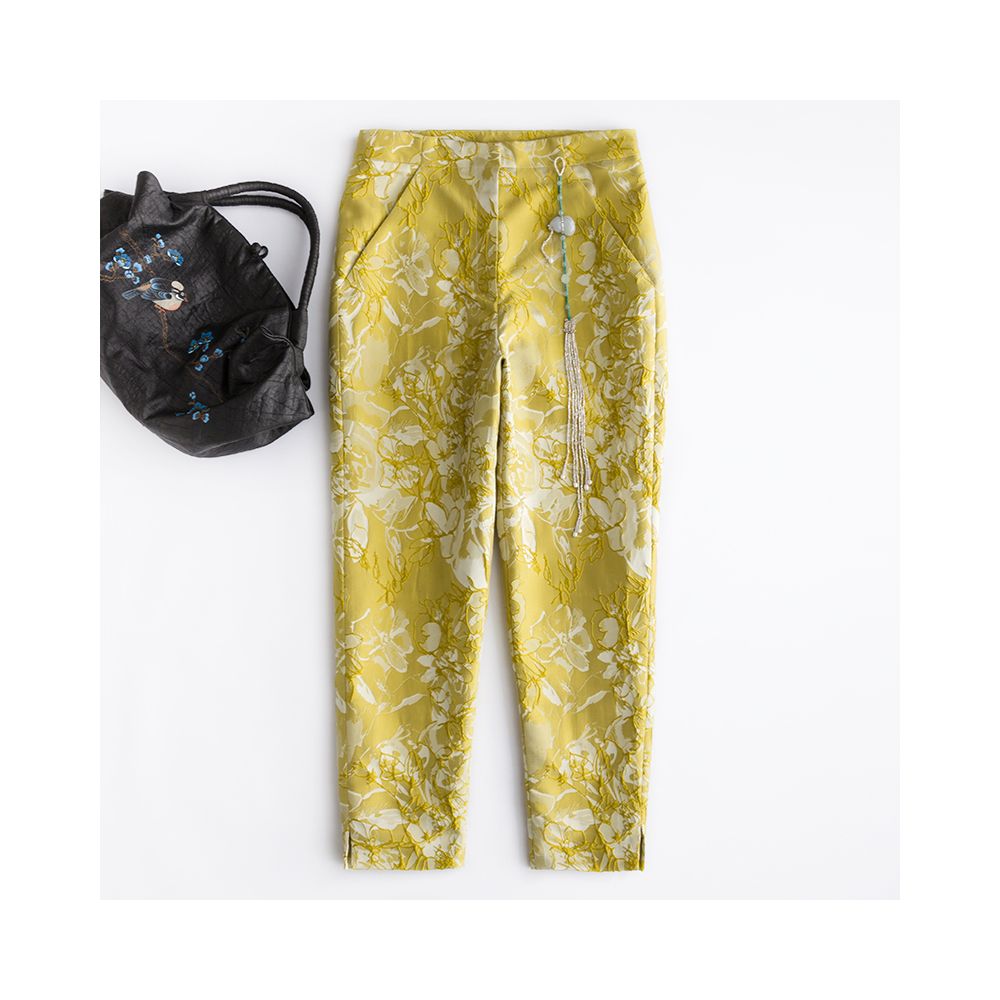 Offline blood loss price CPP154 Chinese style retro casual pants women s Chinese style long pants versatile daily retro image 14