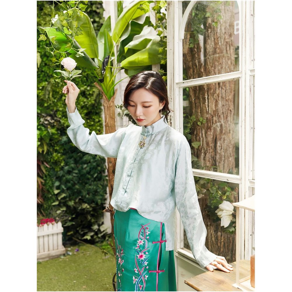 Town Store Baby PCY961 Long Sleeve Hanfu Bottom Shirt Spring and Autumn image 3