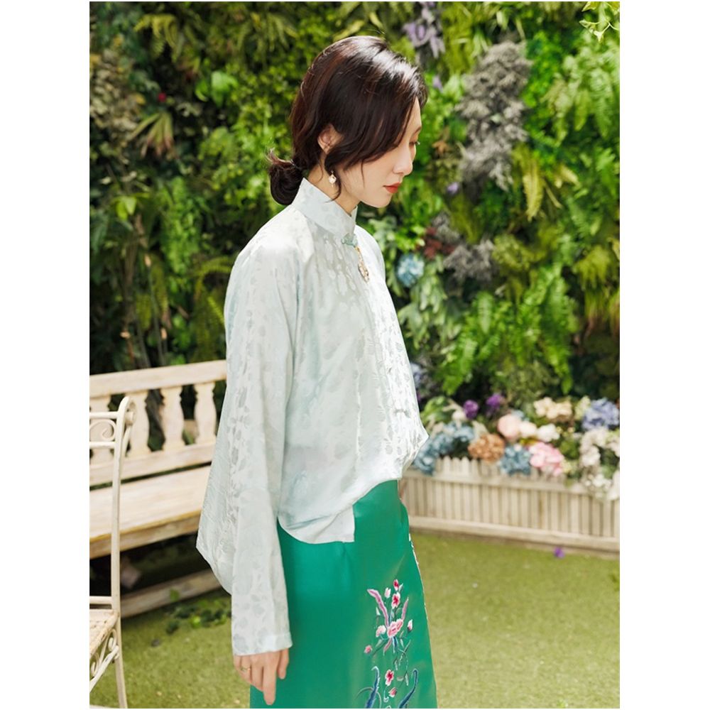 Town Store Baby PCY961 Long Sleeve Hanfu Bottom Shirt Spring and Autumn image 4