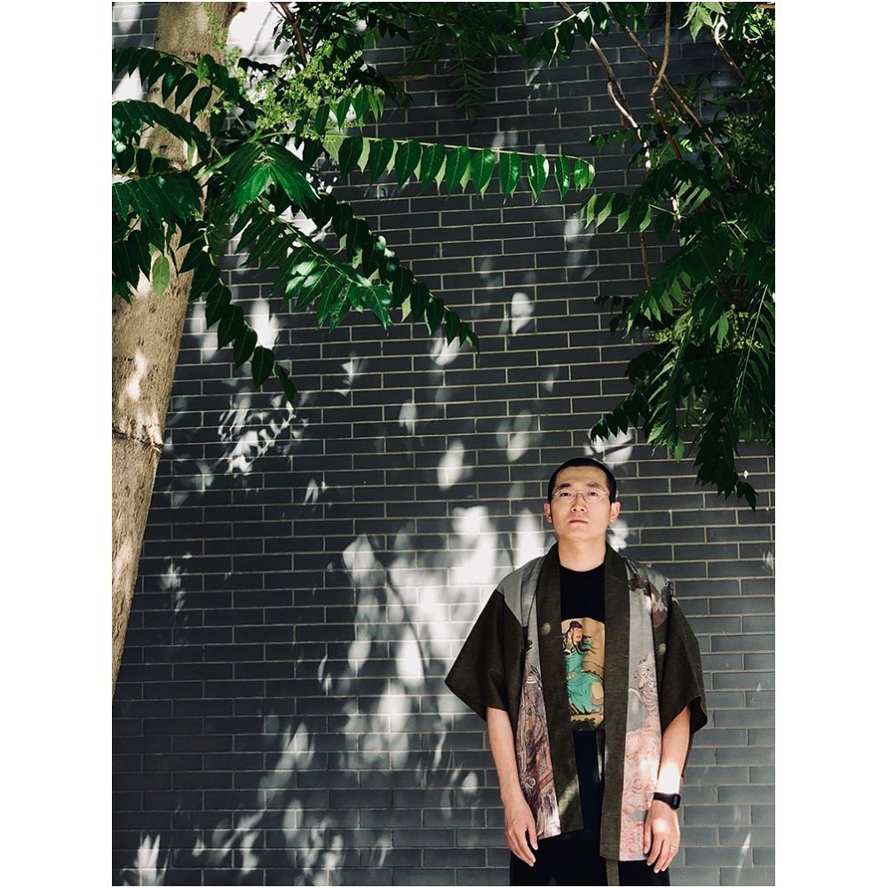 RECLUSE Mangyuan Chinese style retro printed patchwork contrasting design Zen clothing improved Tang style Hanfu top for women image 4