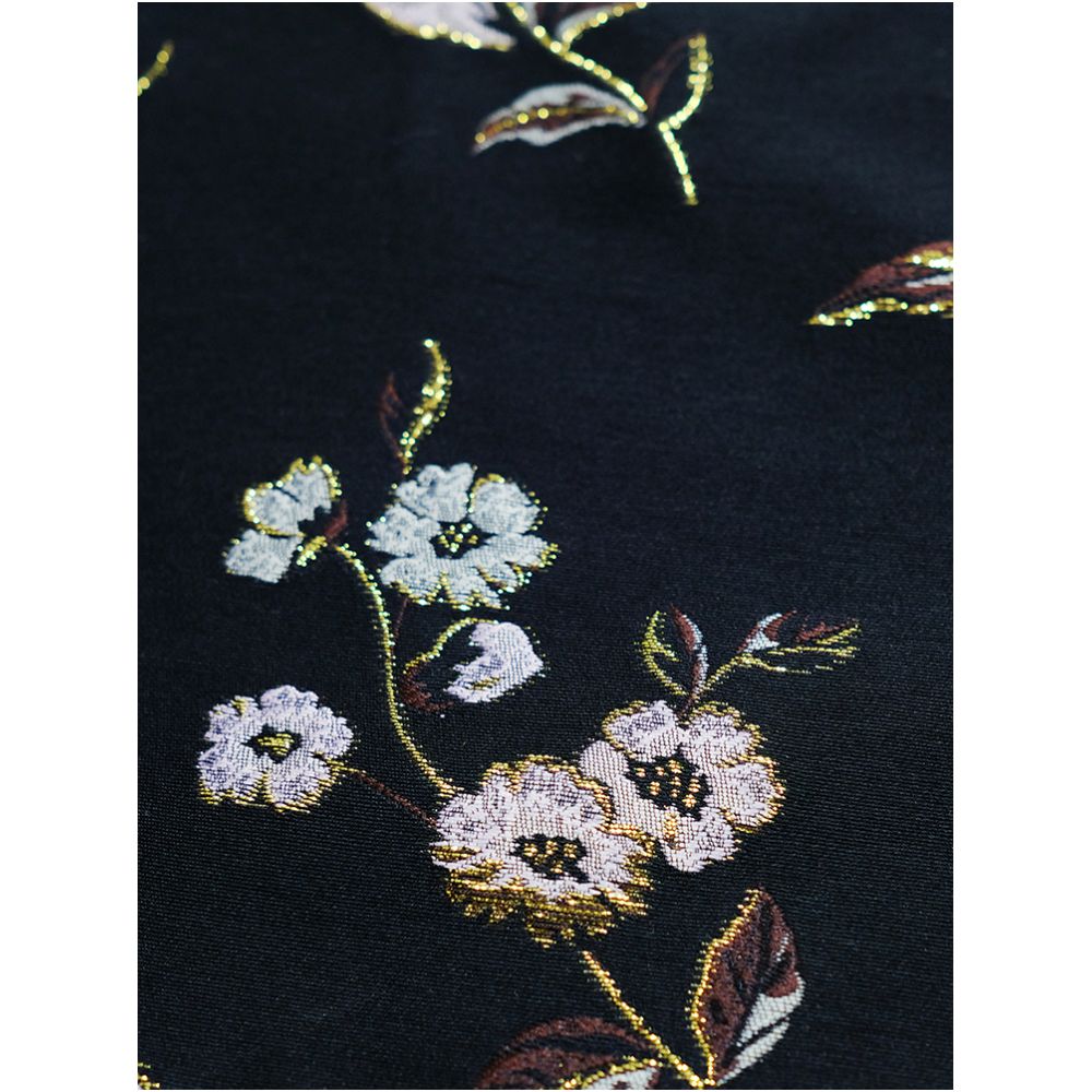 French Gold Thread Flower and Bird Bag Limited Edition Embroidered Asymmetric Wrist Bag Dumpling Bag Female Langjin Langjin image 4