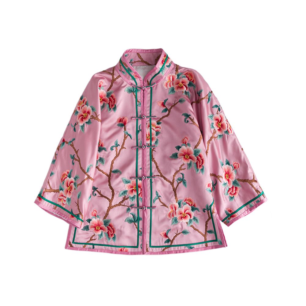 Limited time loss clearance CPP118 Chinese retro Republic of China New Year national style embroidered short jacket women s winter cotton tea service image 7
