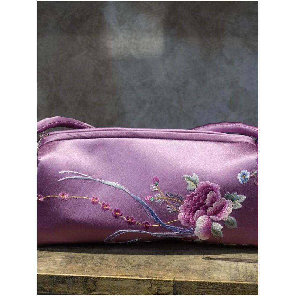 Zhendian Baby JSSZ061 Su Embroidery Handbag Handmade Silk Diagonal Cross Bag Chinese Style Chinese Qipao Matching Bag image 3