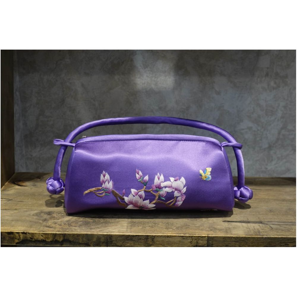 Zhendian Baby JSSZ061 Su Embroidery Handbag Handmade Silk Diagonal Cross Bag Chinese Style Chinese Qipao Matching Bag image 22