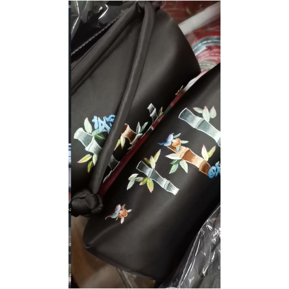Zhendian Baby JSSZ061 Su Embroidery Handbag Handmade Silk Diagonal Cross Bag Chinese Style Chinese Qipao Matching Bag image 40