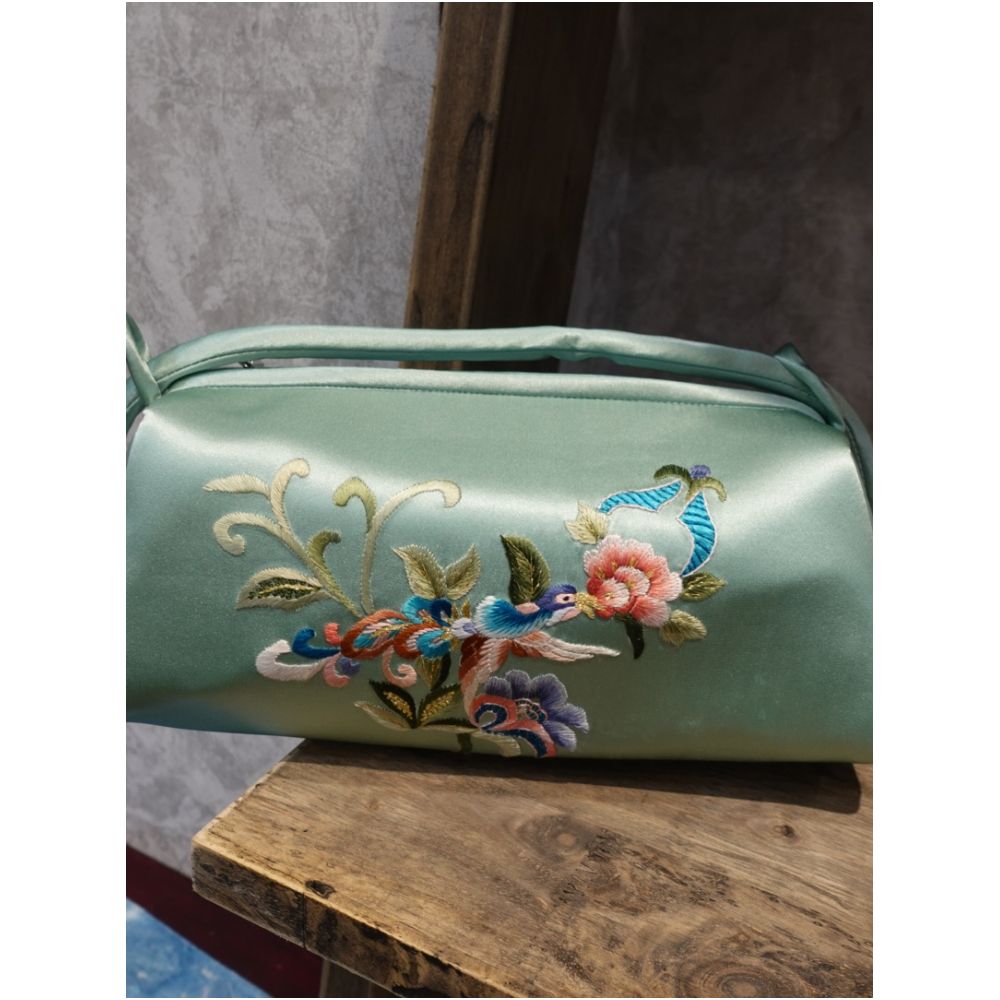 Zhendian Baby JSSZ061 Su Embroidery Handbag Handmade Silk Diagonal Cross Bag Chinese Style Chinese Qipao Matching Bag image 42