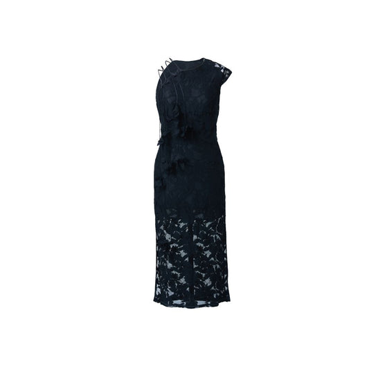 Asaya0468 - RIMLESS Borderless Slant Front Hollow New Chinese Cheongsam Dress Split Skirt Original Designer Brand