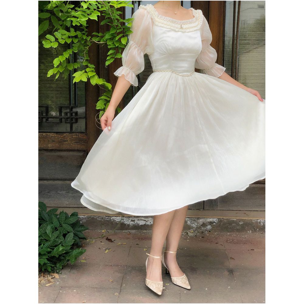 Tinker Embroidered Pointed Fine Heels Gentle High Heels Autumn New Style Chinese Silk Wedding Shoes Satin Single Shoes for Women image 3