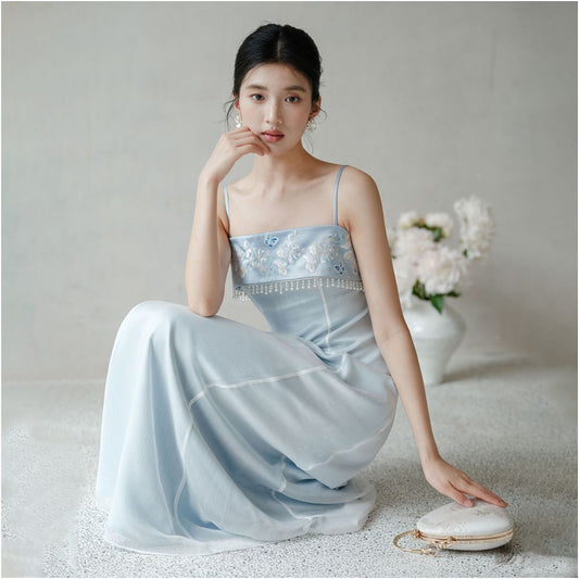 ASAYA4865 – Moonlight Elegance Embroidered Gown 🌙❄️