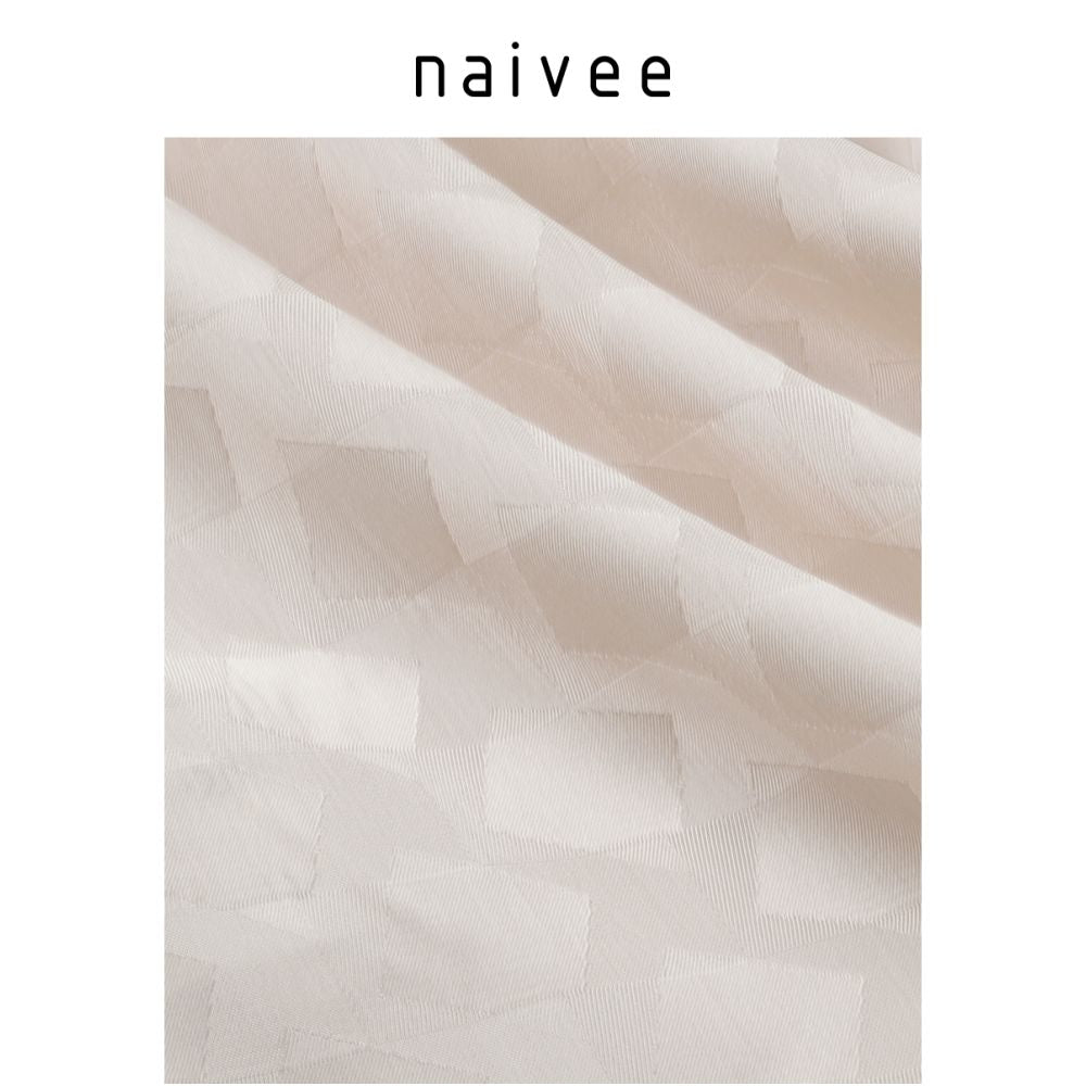Dongfang Youge Naivee Nawei 25 autumn new acetate jacquard wide leg pants long breathable image 4