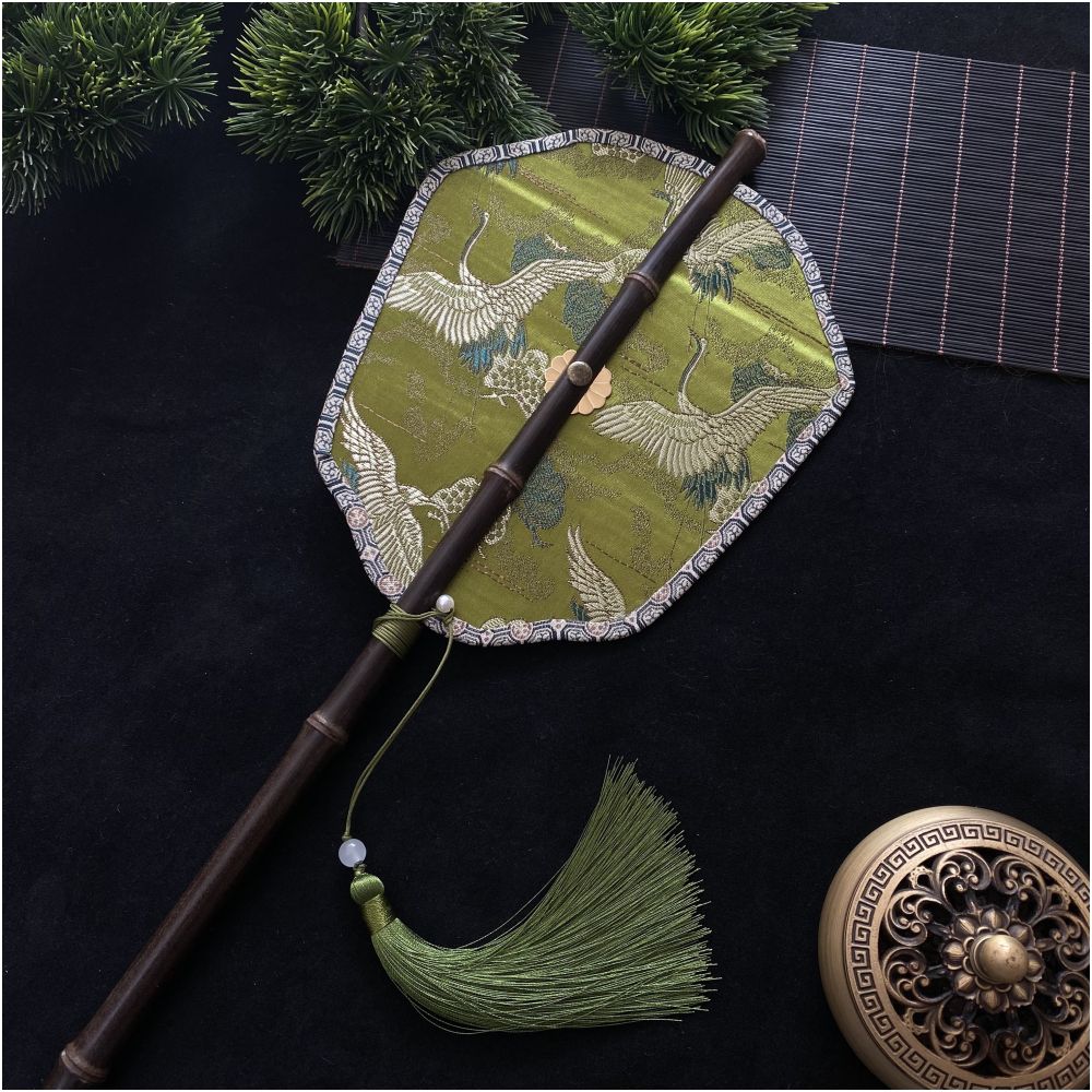 ASAYA4898 – Exquisite Vintage Round Fans 🌸🎐