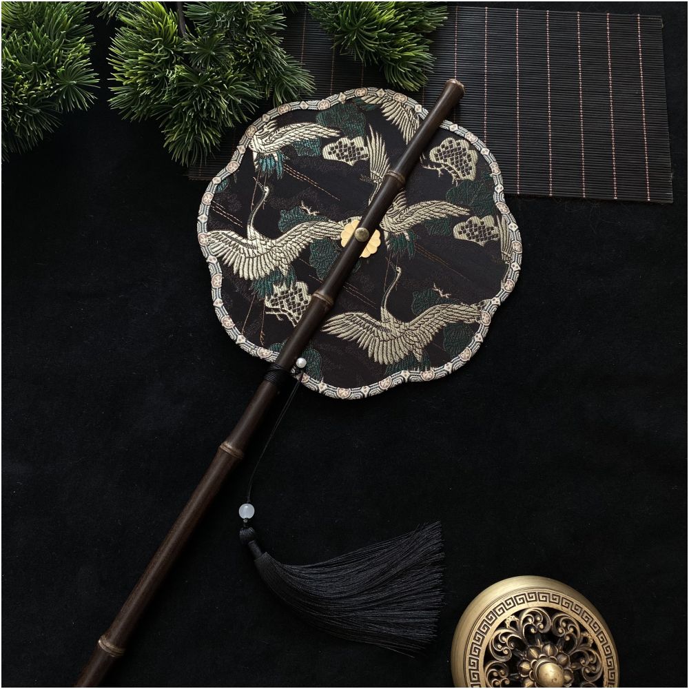 ASAYA4898 – Exquisite Vintage Round Fans 🌸🎐