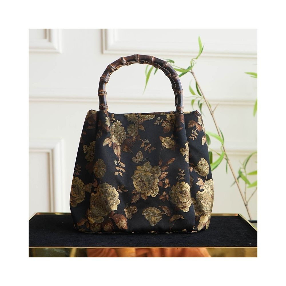 ASAYA4913 – Heritage Silk Bamboo Bag 🐼🎋