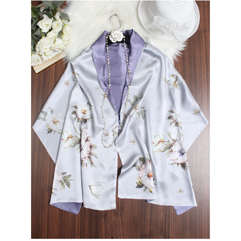 ASAYA4951 – Luminous Silk Garden Shawl 🌸✨