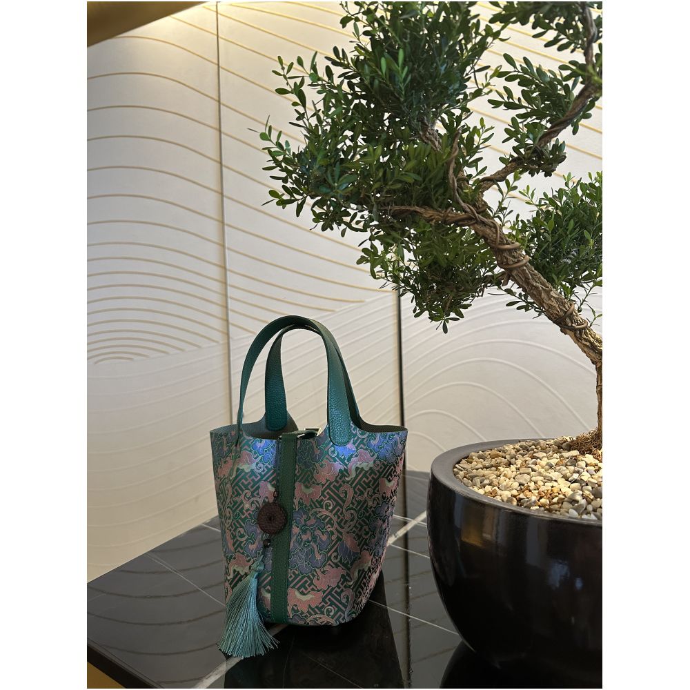 ASAYA4979 – Celestial Brocade Mini Tote ✨🌸