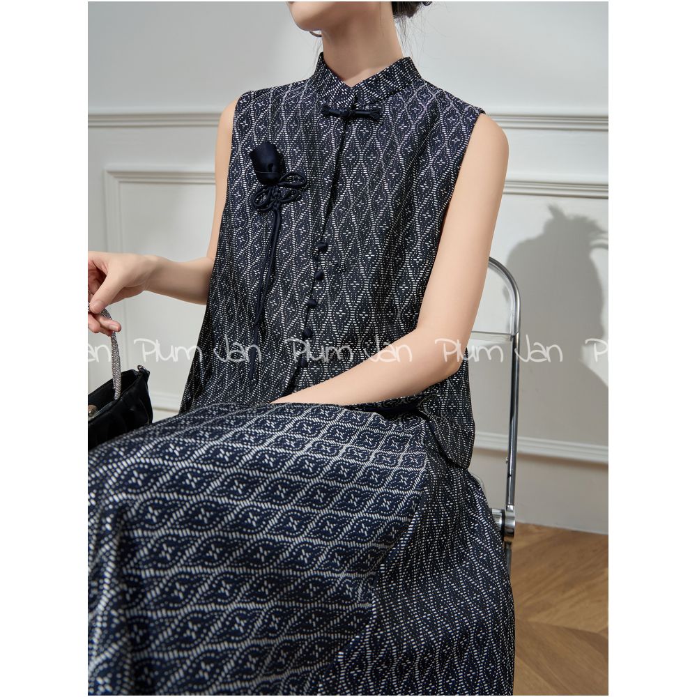 ASAYA5005 – Midnight Loom Jacquard Set 🌙🖤