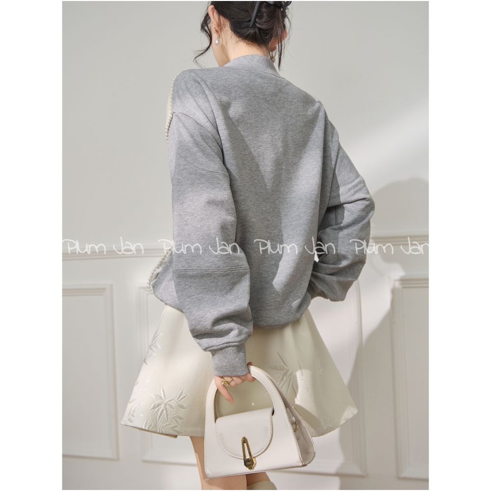 Plum Jan 2025 spring outfit with a complete set of new Chinese style suit skirt high end two piece women s clothing image 4