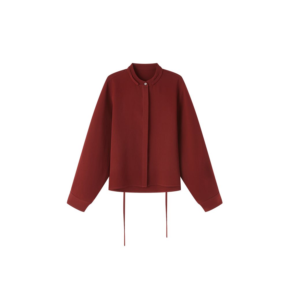 Pusu s new Chinese style shirt with a cinched waist design for women featuring a Chinese style shirt and a high end temperament Spring and Autumn 2025 new collection image 4