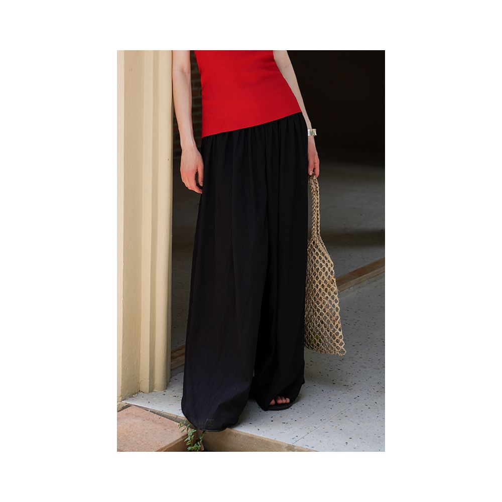 Miorastudio French retro old money style wide leg pants with a sense of drape floor length pants suit casual pants image 9