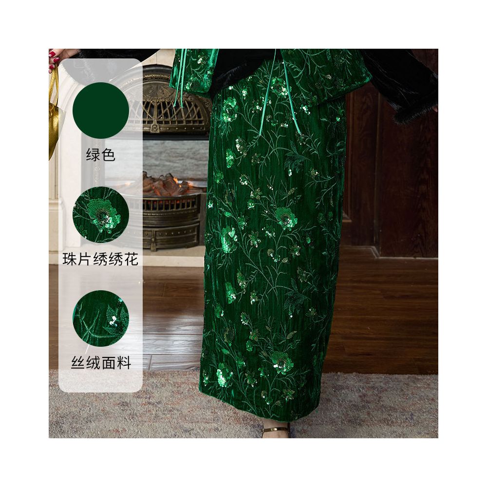 HSSNFZ New Chinese Style Velvet Vest Spring 2025 New Arrival Heavy Embroidery High End Feel Versatile image 16