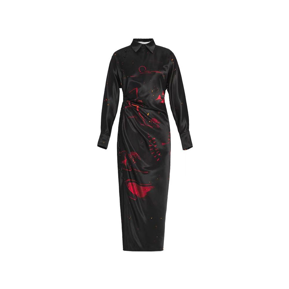 ASAYA5206 – Noir Ember Art Dress 🖤🔥