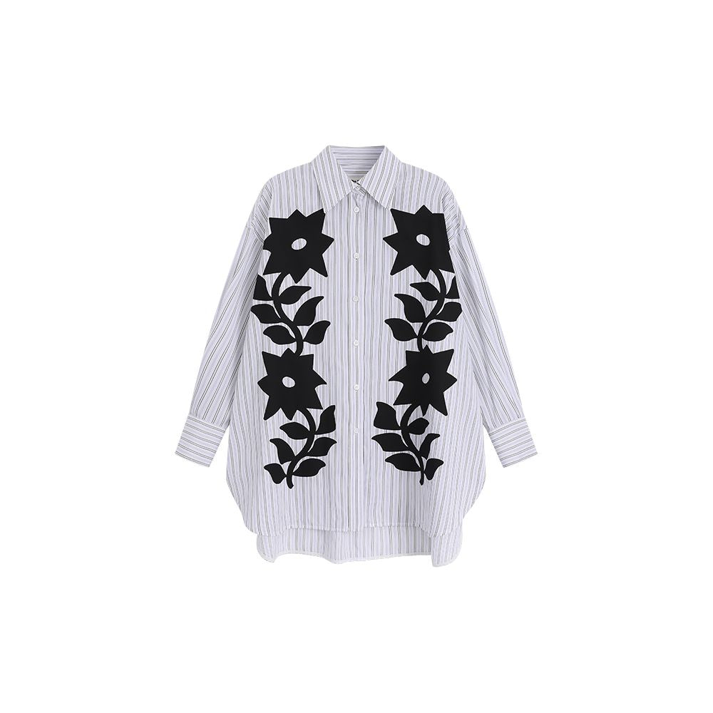 ASAYA5224 – Bold Botanica Oversize Set ⚪️⚫️🌿