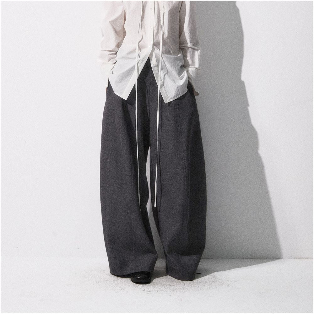 Luobian Hourglass Waist Original Designer s Loose Casual Pants with a Drip Feel that Doesn t Stick to Legs Looks Thin and Wide Leg Suit Pants image 0