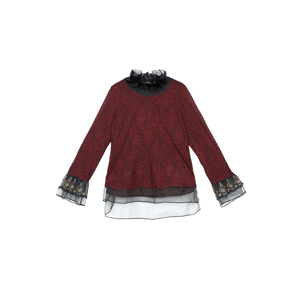 Classic best selling Jiqiuguer original design ice crystal wool blend top knitted with loose and comfortable inner layer image 6