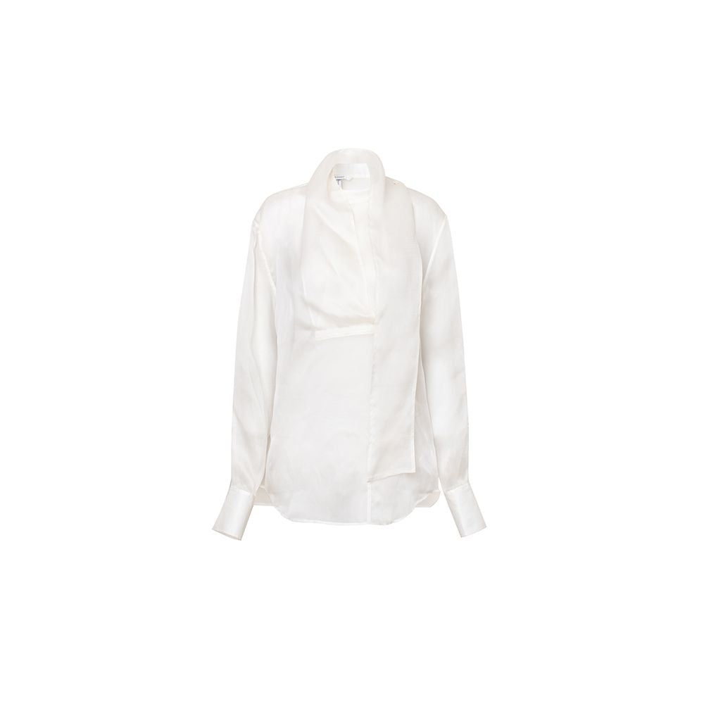 TOP Home Mist Morning Light French Romantic Retro 100 Mulberry Silk Fashionable High End Organza Ribbon Shirt image 11