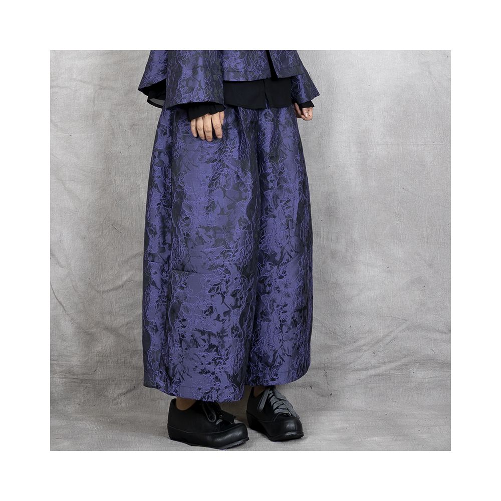 2024 Spring New Retro Style Loose Chinese Stand Collar Jacquard Top Coat White Shirt Flower Bud Pants 3 Piece Set image 17