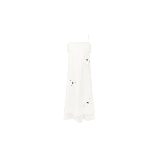 ASAYA5431 – Fleur Sculpt Midi Dress 🤍✨