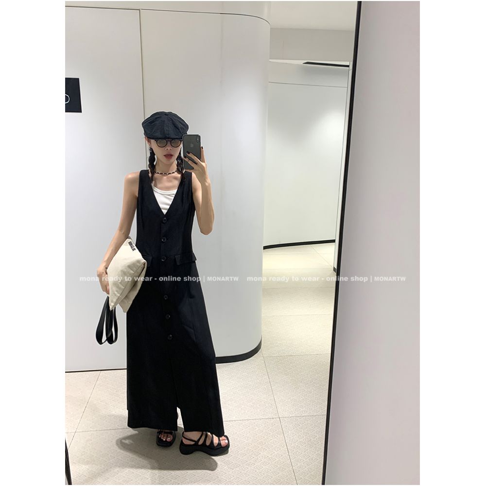 ASAYA5442 – Artisanal Minimal Sleeveless Dress 🎨✨