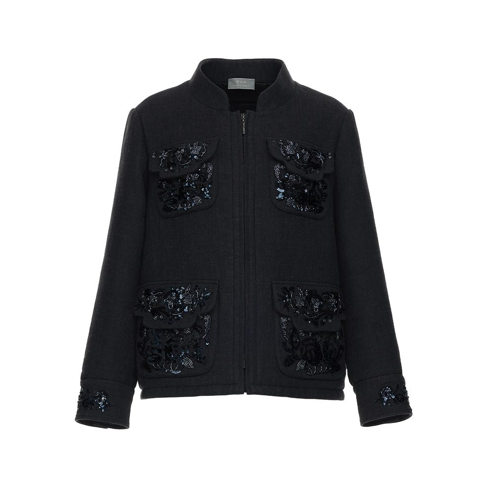 ASAYA5478 – Midnight Bloom Heritage Jacket 🌑✨