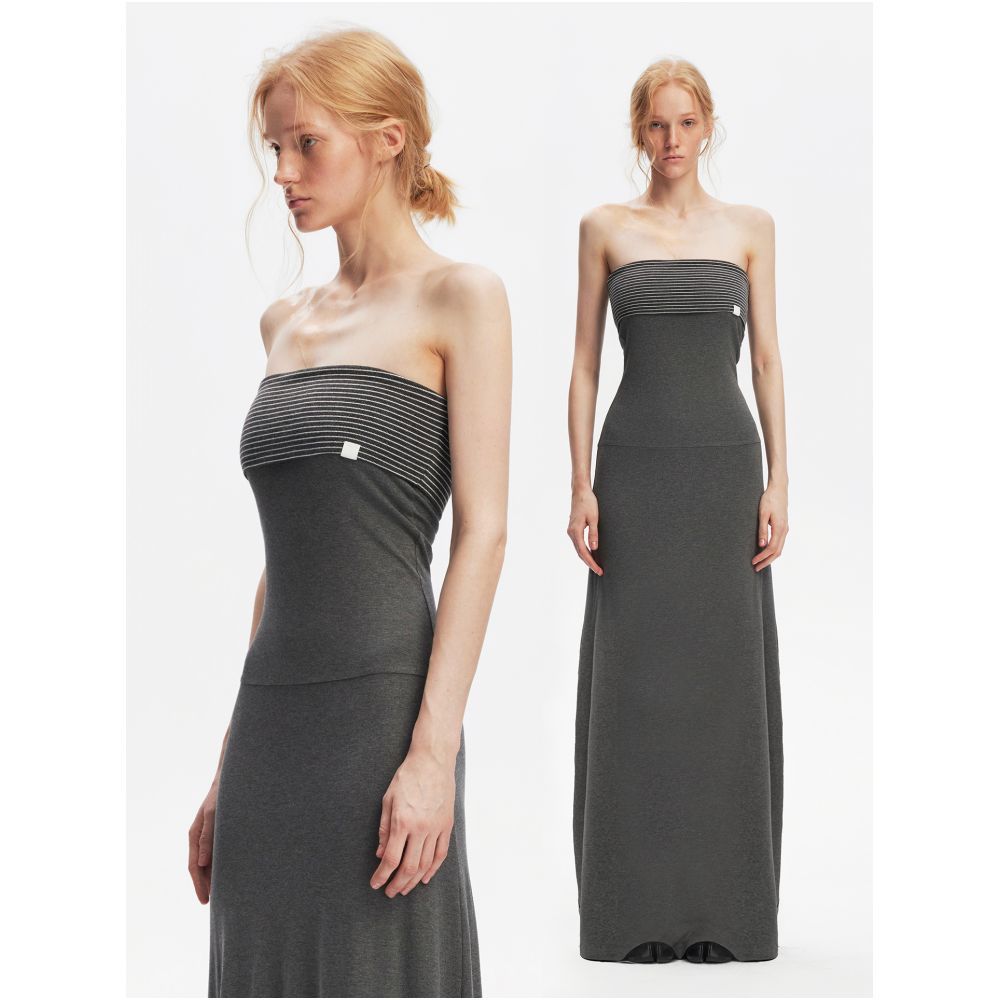 ASAYA5506 – Midnight Stripe Elegance Set 🌙🖤