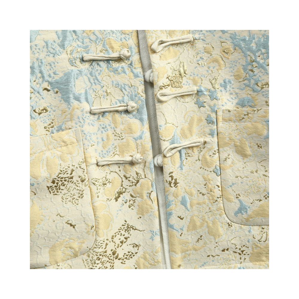 New Spring Chinese Style Men s Retro Chinese Style Modified Panbuckle 3D Jacquard Coat Men s China Chic image 1