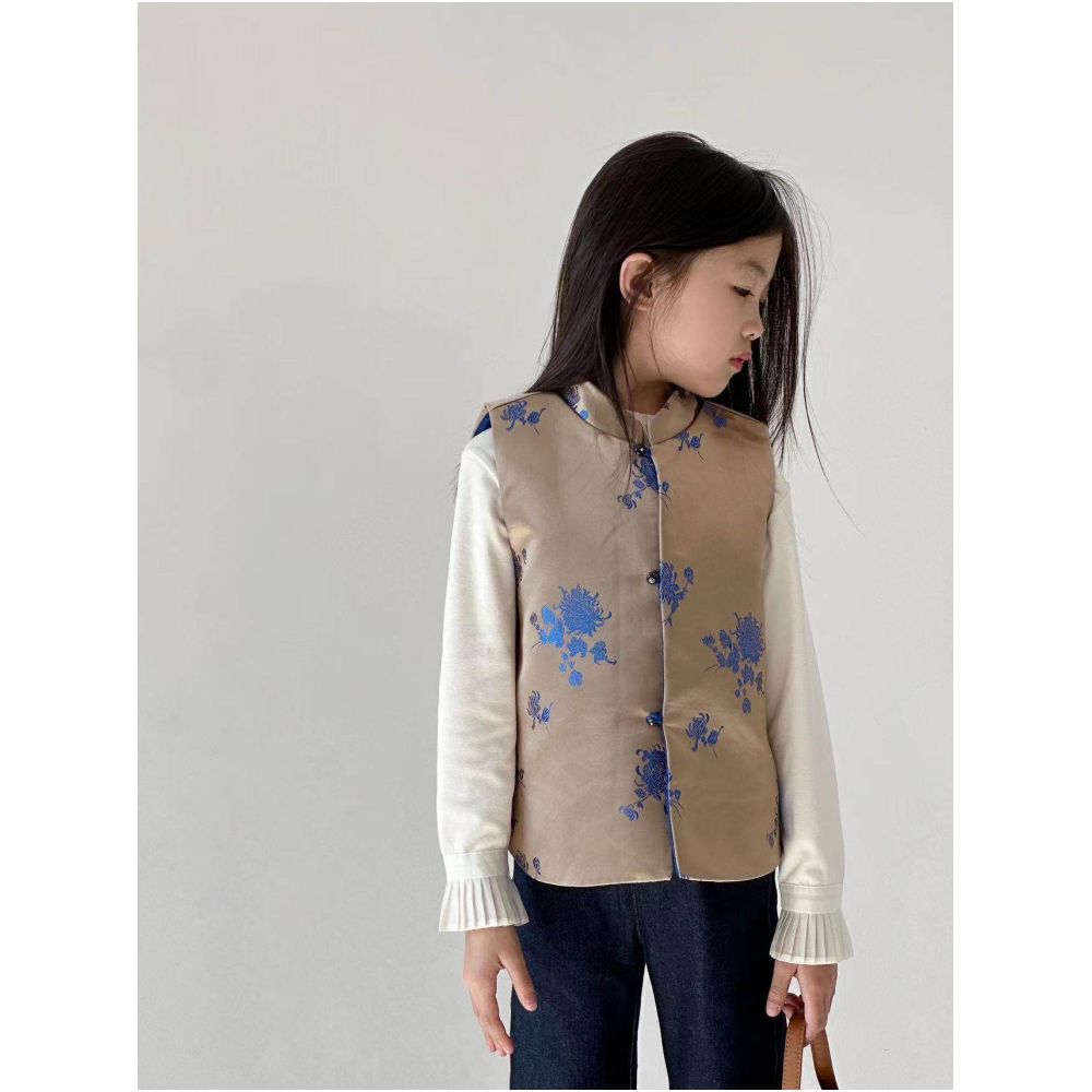 ASAYAKIDS255 – Modern Oriental Denim Layered Look 🪡💙