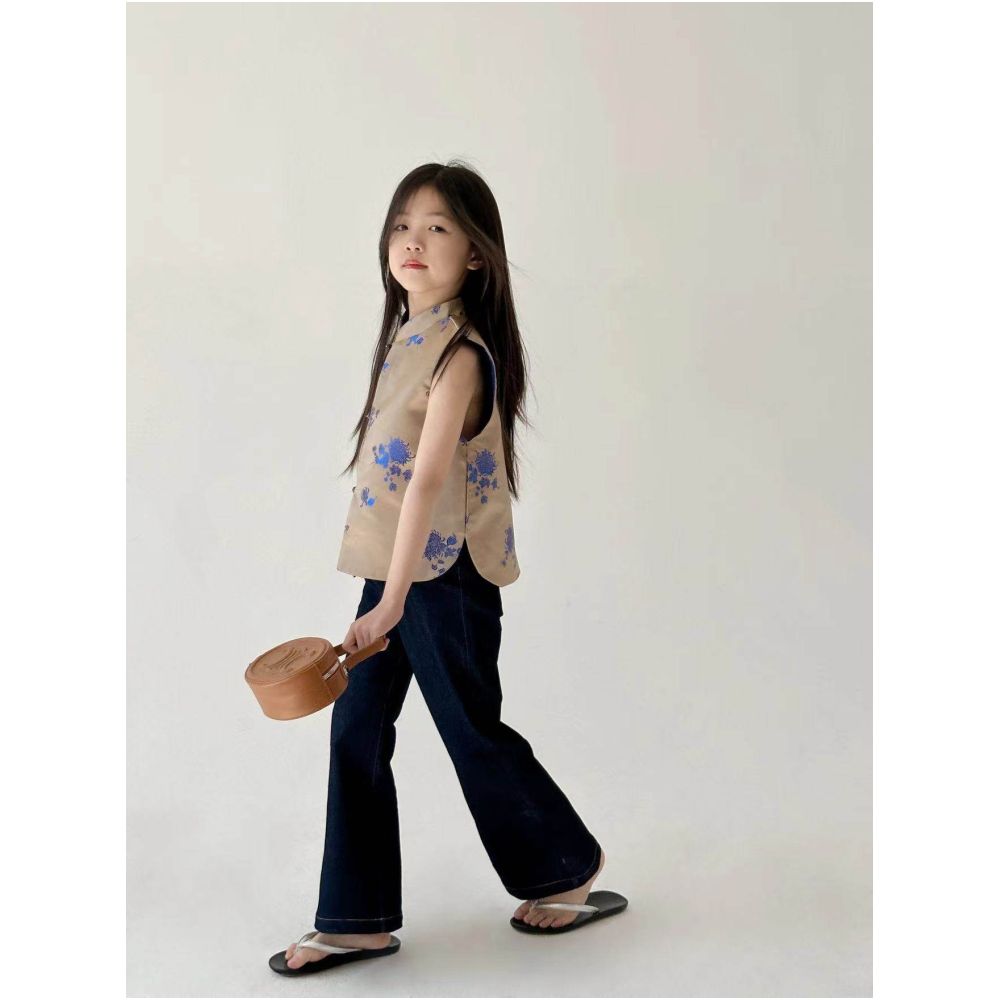 ASAYAKIDS255 – Modern Oriental Denim Layered Look 🪡💙