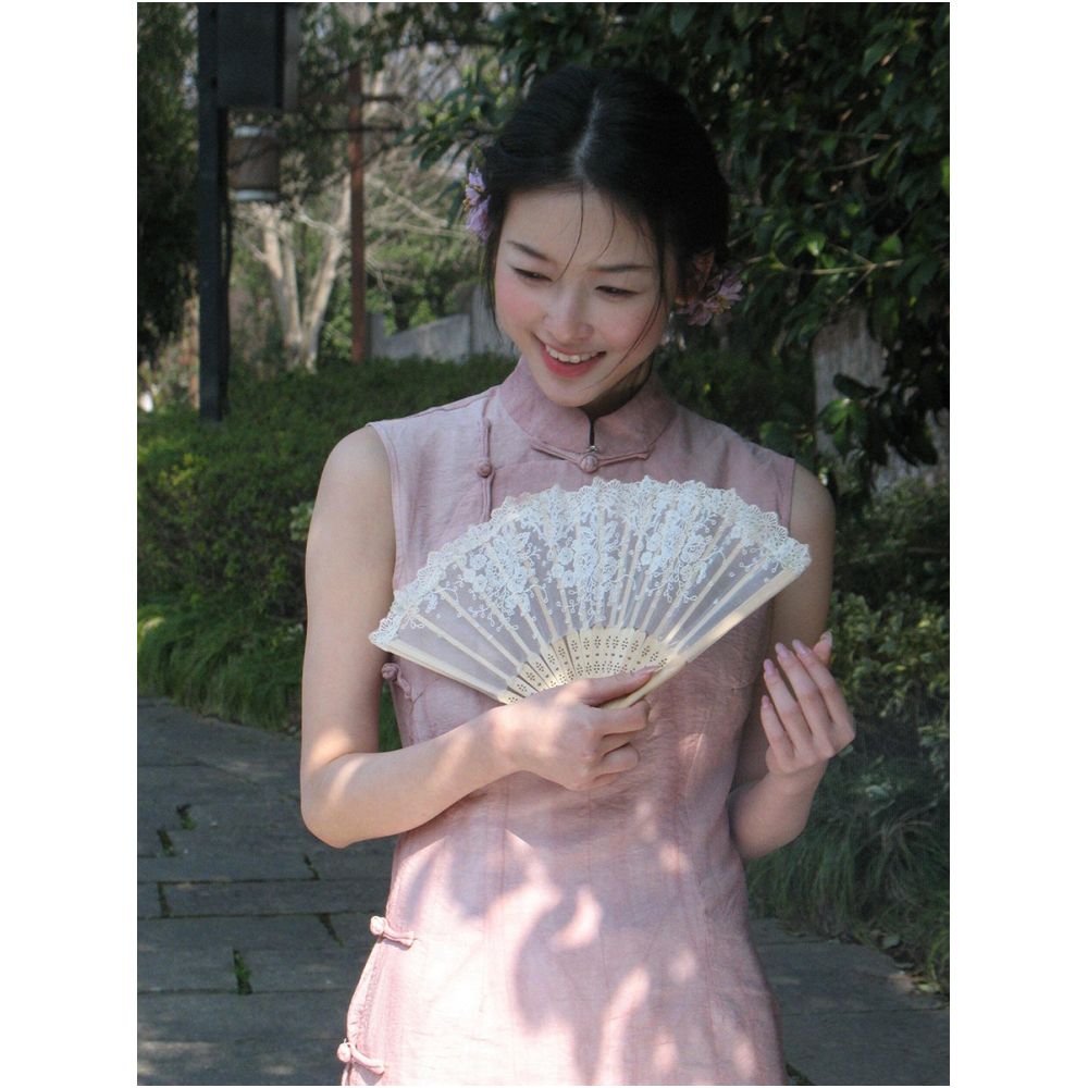 Improved qipao women s new Chinese style dress for women 2025 new Chinese style women s dress with retro temperament waist cinching and neck hanging skirt image 2