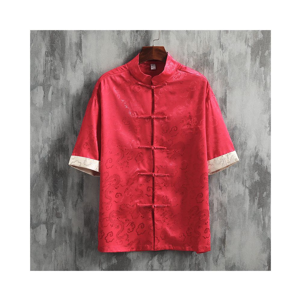 ASAYAHOMME1530 – Classic Tang Short Sleeve Shirt ☁️🖤