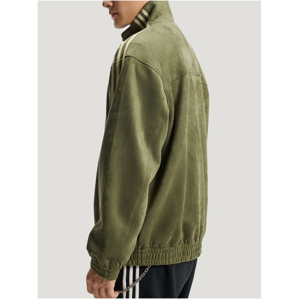 Adidas Adidas official authentic clover men s and women s new Chinese style fashionable stand up collar jacket KT3847 image 1