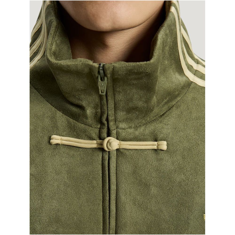 Adidas Adidas official authentic clover men s and women s new Chinese style fashionable stand up collar jacket KT3847 image 3