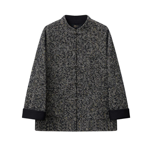 ASAYA5659 – Heritage Tweed Oriental Jacket 🍂🧥