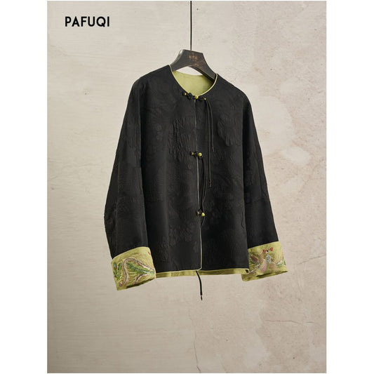 ASAYA5684 – Oriental Phoenix Jacquard Jacket 🐦🔥