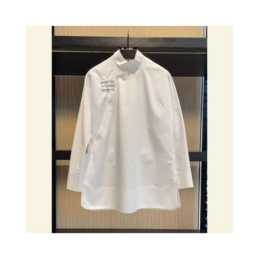 ASAYA5710 – Pure Grace Mandarin Blouse 🤍✨