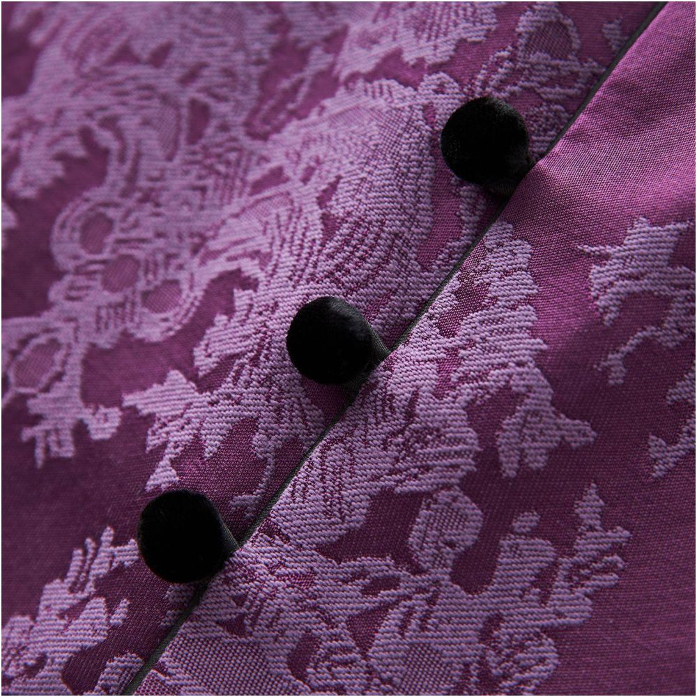 HSSNFZ new Chinese style silk velvet jacquard jacket 2025 autumn long sleeved light luxury double sided wearable Chinese style top image 4